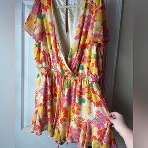 Sugarlips Floral Romper